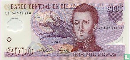 Chile 2,000 Pesos 2004 - Image 1
