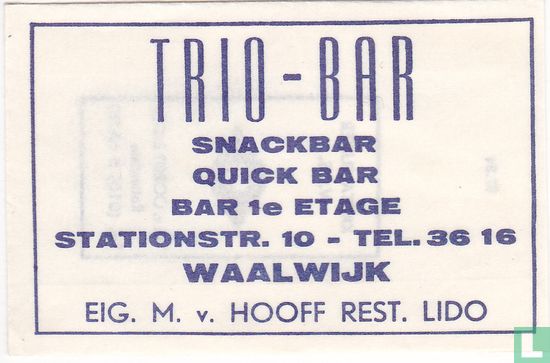 Trio-Bar - Afbeelding 1