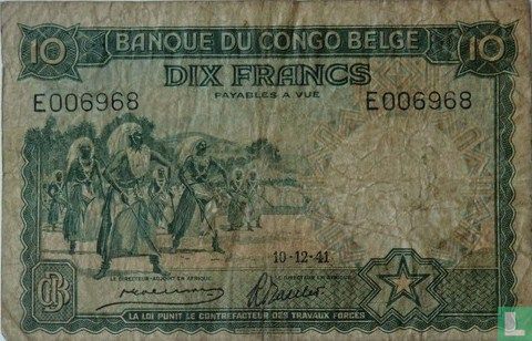 Congo belge 1941 - Image 1