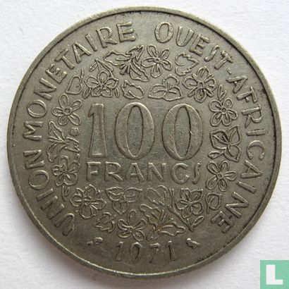 West-Afrikaanse Staten 100 francs 1971 - Afbeelding 1