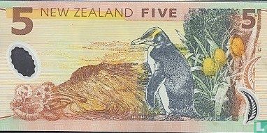 Nieuw-Zeeland 5 Dollars - Afbeelding 2