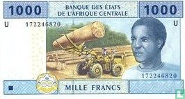 Zentr.Afr.Stat. 1000 Franken (U - Kamerun - JF Mamalepot & Elung Paul Che) - Bild 1