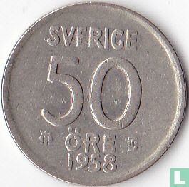 Schweden 50 Öre 1958 - Bild 1