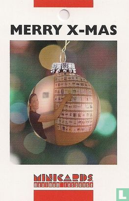 Minicards - Merry X-Mas - Happy New Year - Afbeelding 1