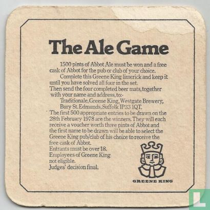 The Ale Game / A certain keen drinker of Abbot Ale - Afbeelding 1