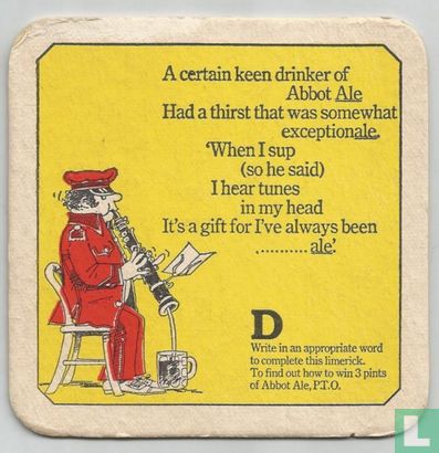 The Ale Game / A certain keen drinker of Abbot Ale - Afbeelding 2