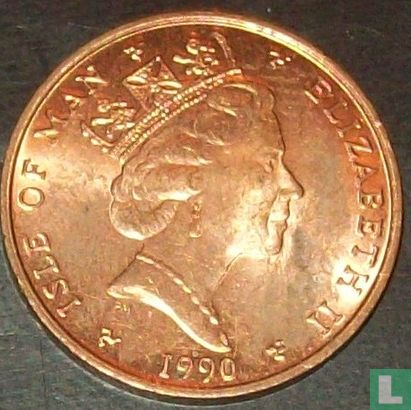 Insel Man 1 Penny 1990 - Bild 1