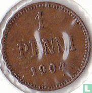 Finlande 1 penni 1904 - Image 1
