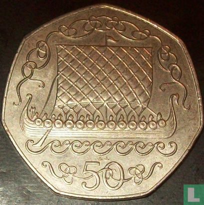 Man 50 pence 1980 (AA) - Afbeelding 2