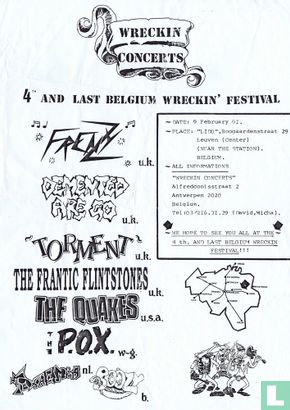 19910209 4th and Last Belgium Wreckin' Festival