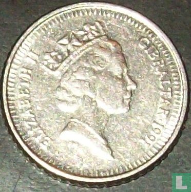 Gibraltar 5 pence 1991 (AA) - Image 1