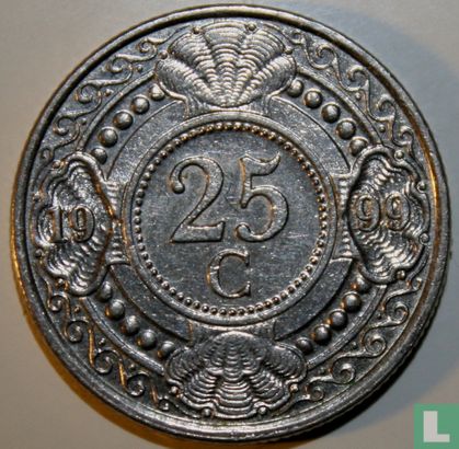 Antilles néerlandaises 25 cent 1999 - Image 1