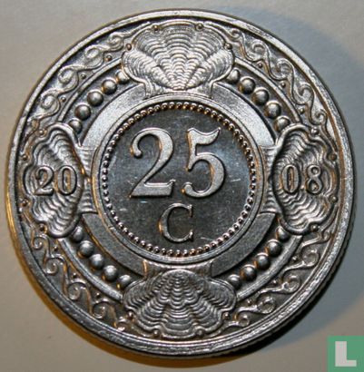 Antilles néerlandaises 25 cent 2008 - Image 1