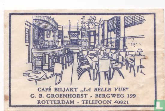Café Biljart "La Belle Vue"  - Afbeelding 1