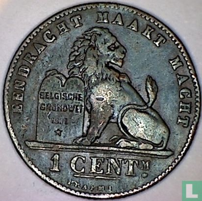 Belgique 1 centime 1887 - Image 2
