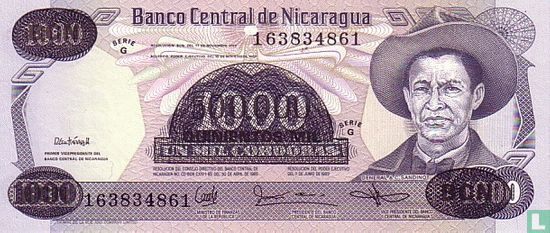 Nicaragua 500,000 Cordobas 1987 - Image 1