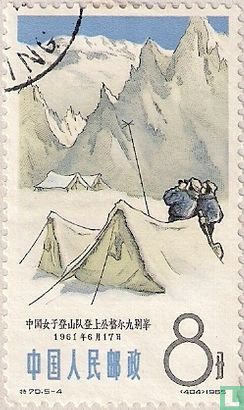 Chinesische Bergsteigen Leistungen