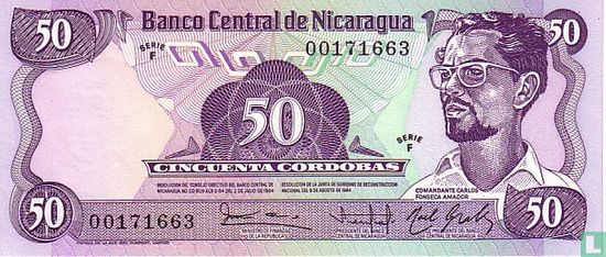 NICARAGUA 50 córdobas - Image 1