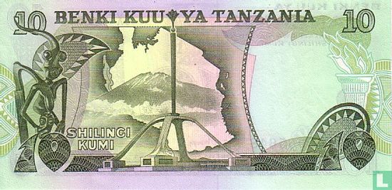 Tanzanie 10 Shilingi ND (1978) P6c - Image 2