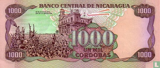 NICARAGUA Cordobas 1000 - Image 2