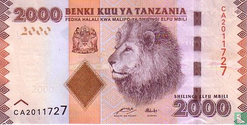 Tanzanie 2,000 Shilingi - Image 1
