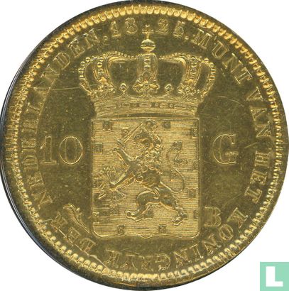 Netherlands 10 gulden 1825 (B) - Image 1