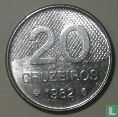 Brazilië 20 cruzeiros 1982 - Afbeelding 1