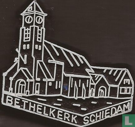 Bethelkerk Schiedam [weiß auf schwarz]