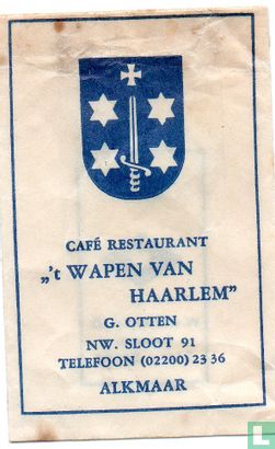 Café Restaurant " 't Wapen van Haarlem" - Image 1