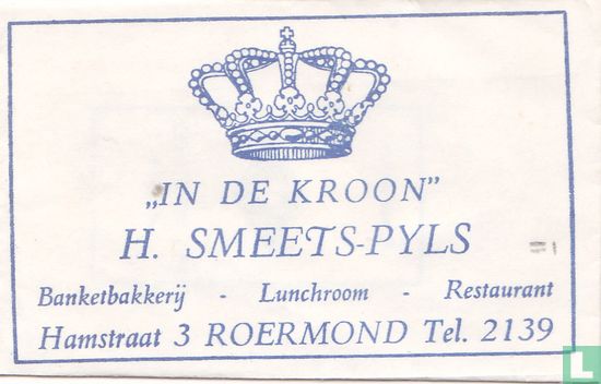 "In de Kroon" Banketbakkerij Lunchroom Restaurant   - Afbeelding 1
