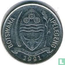 Botswana 10 thebe 1991 - Image 1