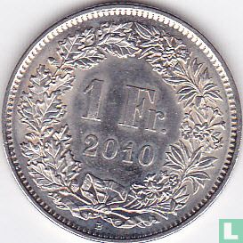 Suisse 1 franc 2010 - Image 1