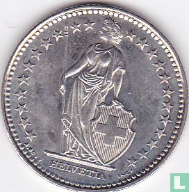 Schweiz 1 Franc 2010 - Bild 2