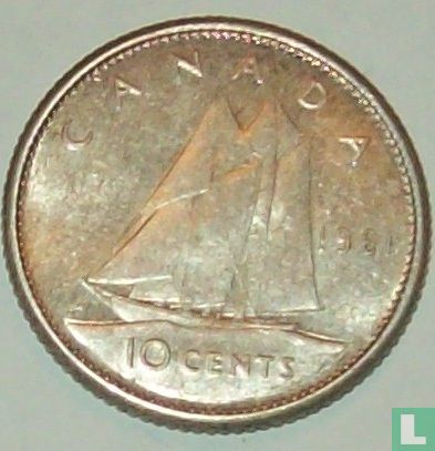 Canada 10 cents 1961 - Image 1