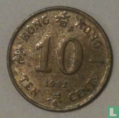 Hong Kong 10 cents 1992 - Afbeelding 1