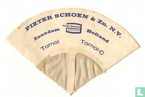 Pieter Schoen & Z.. N.V.  Verfchemie Zaandam Holland Tornol - Afbeelding 1