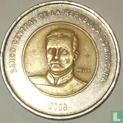 Dominicaanse Republiek 10 pesos 2008 - Afbeelding 2