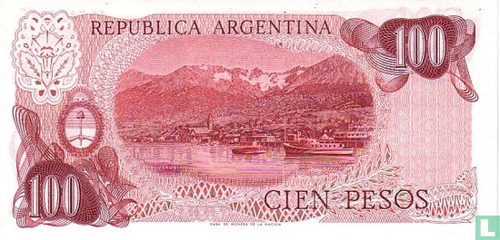 Argentinië 100 Pesos 1976 - Afbeelding 2