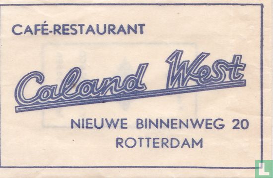 Café Restaurant Caland West  - Afbeelding 1