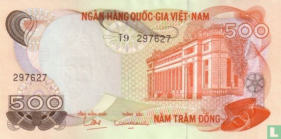 Zuid-Vietnam 500 Dong  - Afbeelding 1