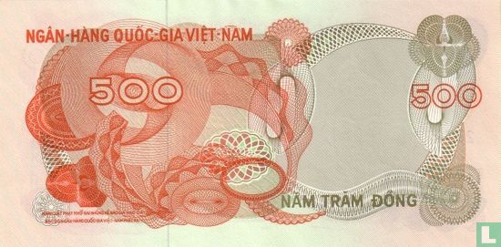 Zuid-Vietnam 500 Dong  - Afbeelding 2