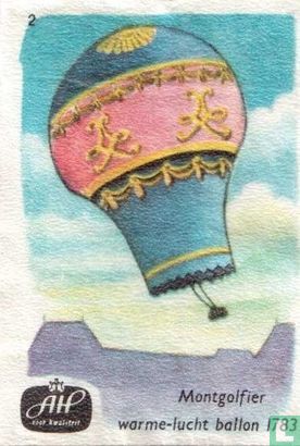 Montgolfier warme hetelucht ballon