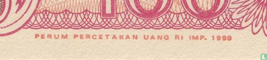 Indonesien 100 Rupiah 1999 - Bild 3
