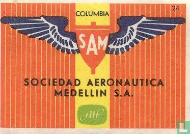 SAM, Sociedad Aeronautica Medellin S.A. Columbia
