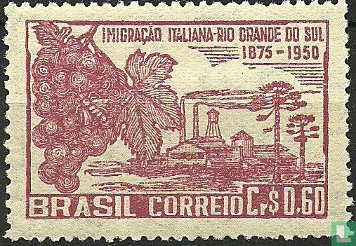 75 years of Italian immigration in the state of Rio Grande do Sul