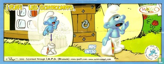 Luie Smurf met kussen - Afbeelding 3