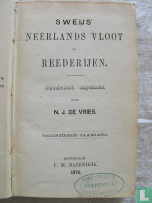 Sweijs' Neerlands Vloot en Reederijen - Image 3