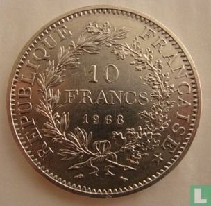Frankrijk 10 francs 1968 - Afbeelding 1