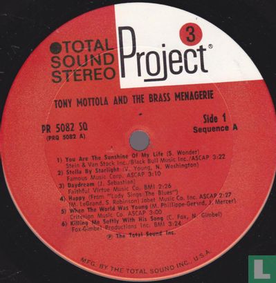 Tony Mottola and the Brass Menagerie  - Afbeelding 3