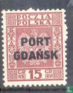 Eagle, with overprint Port Gdansk
